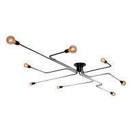 Warehouse of Tiffany LD4229 Electodyte 8-Light 45-inch Circuit Board Flush Mount