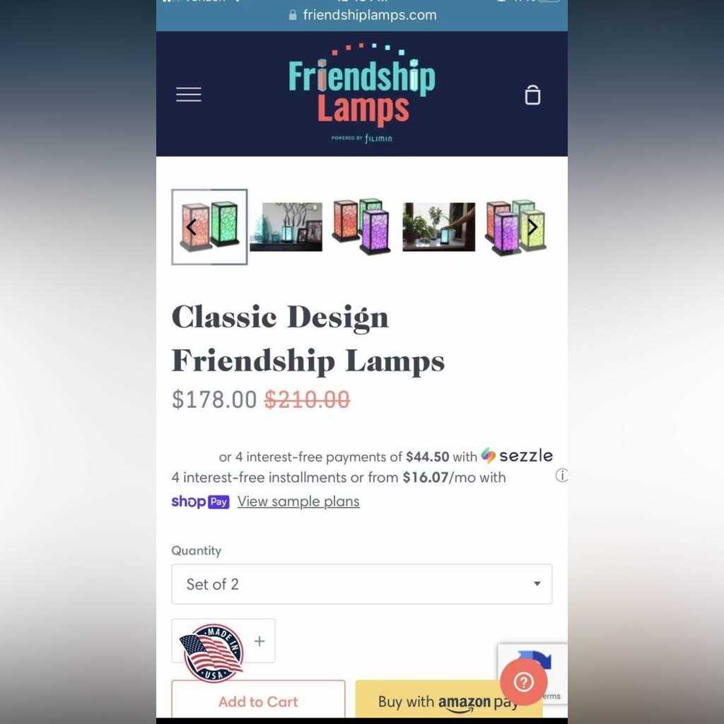Single Friendship Lamp by Filimin - Image 2