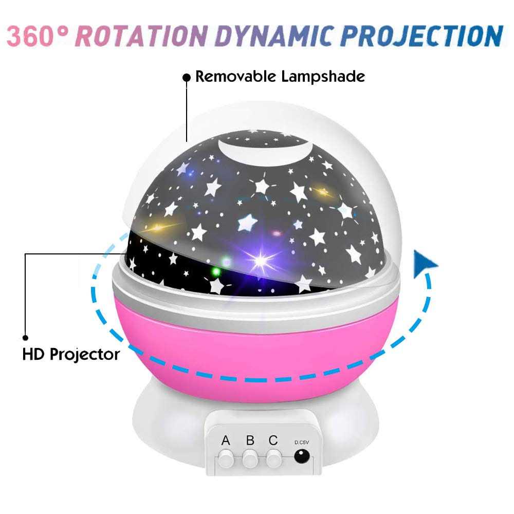 Star Night Light for Kids 12 Color Changing Lights Modes with USB Cable - Image 3