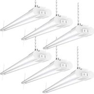 Sunco LED Workshop Garage White Shop Light 4FT Plug in Linkable Utility Light Fixtures