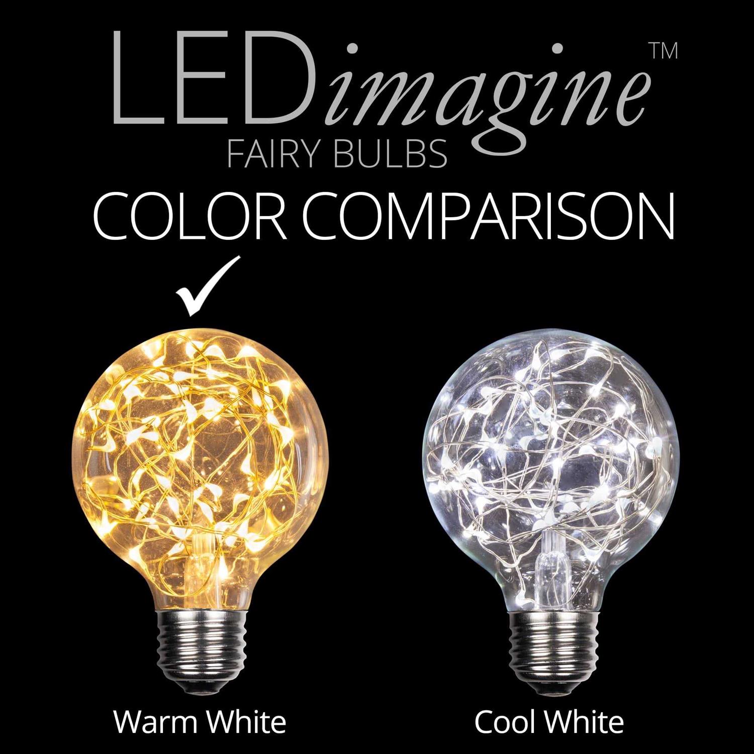 Wintergreen Lighting G80 120V LEDimagine TM Fairy Light Bulb - Image 2