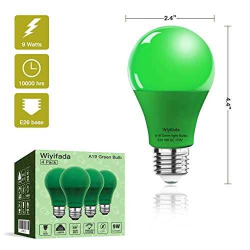 Wiyifada 2 Pack A19 Led Purple Light Bulbs,110v E26 Halloween Purple Led Lights 9w Replace Up To 100w - Image 3