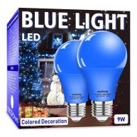 Wiyifada 2 Pack A19 Led Purple Light Bulbs,110v E26 Halloween Purple Led Lights 9w Replace Up To 100w