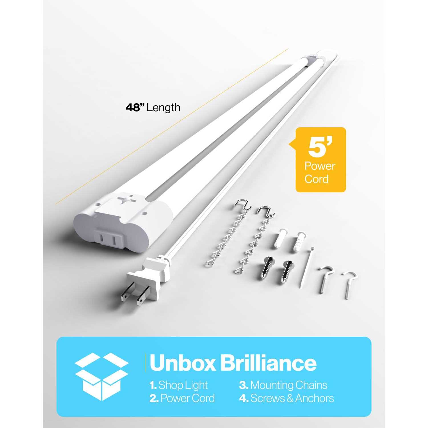 Sunco LED Shop Light 4ft - Image 3