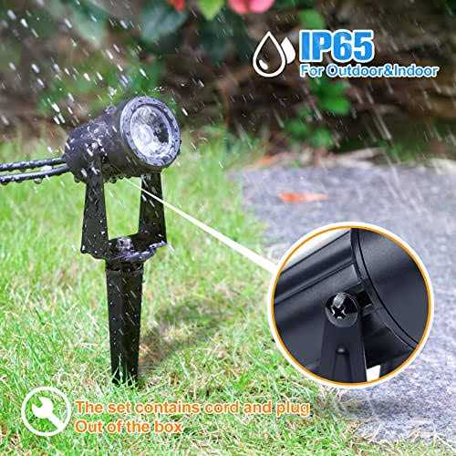 VOLISUN Christmas Outdoor Spotlights,Low Voltage Landscape Transformer and Cable,Waterproof Landscape - Image 3