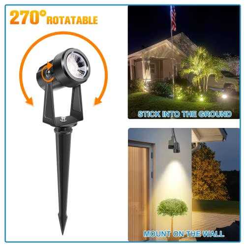 VOLISUN Christmas Outdoor Spotlights,Low Voltage Landscape Transformer and Cable,Waterproof Landscape - Image 4