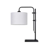 Threshold Knox Adjustable Shaded Table Lamp Black