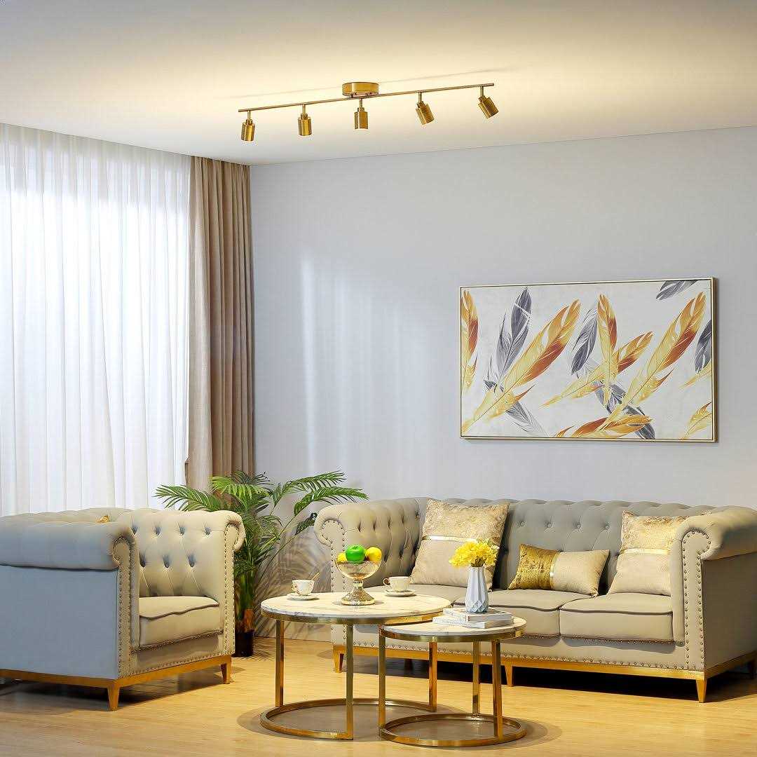 VidaLite Shura 4 ft Brushed Brass Integrated LED Fixed Track Lighting Kit 3000k - Image 3