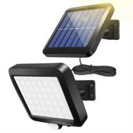 Solar Wall Lights Outdoor with Motion Sensor 56 LEDs Ultra Bright IP65 Waterproof Separable Solar Porch Light