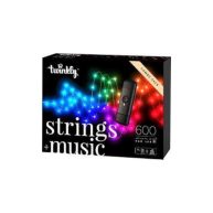 Smart Light App Controlled Sync with Music Bundle 600 RGB LED Generation II String Lights Twinkly