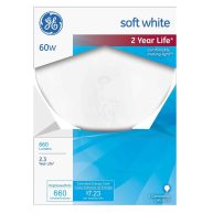 GE 60-Watt Soft White G40 Globe Light Bulb