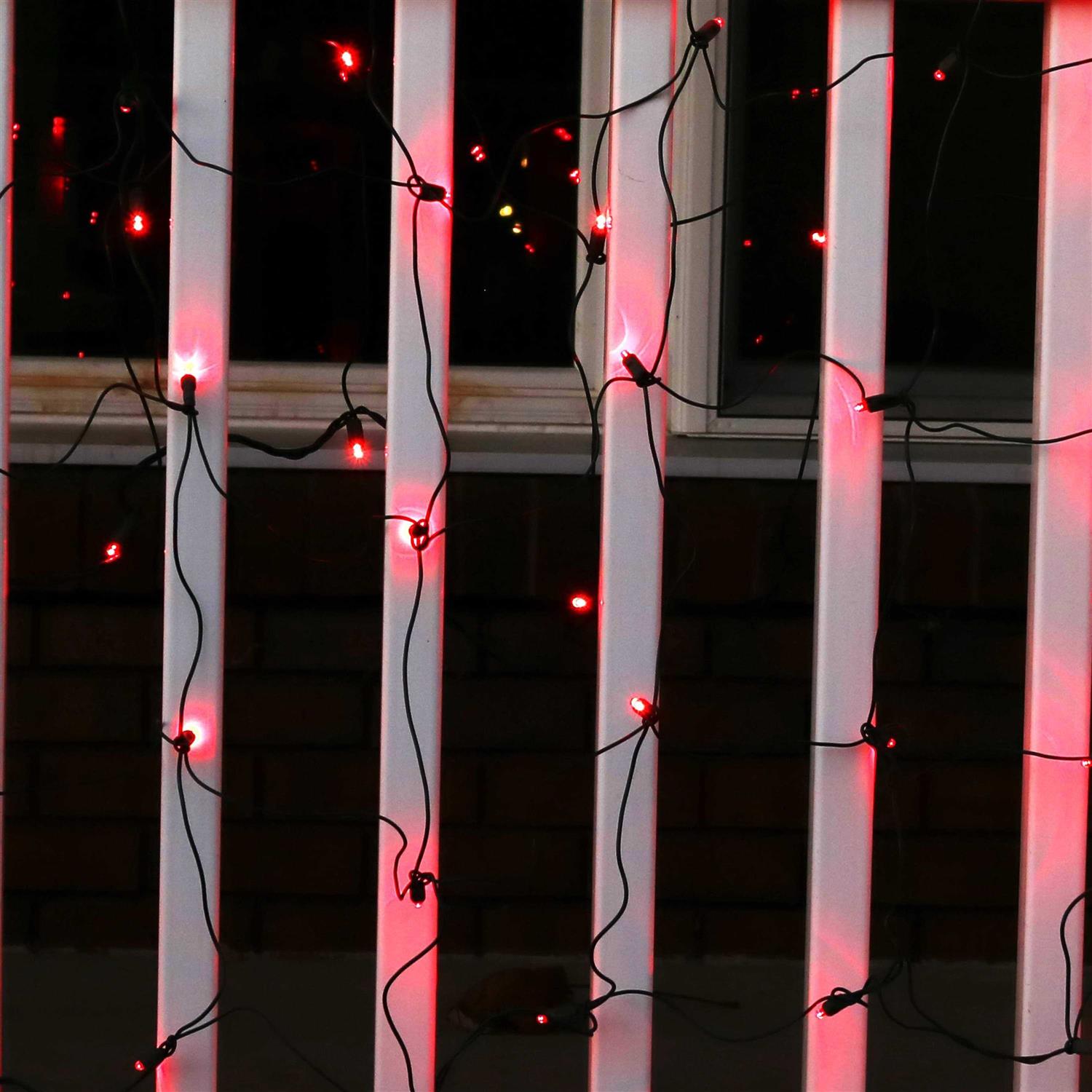 Sunnydaze 70-Count 5mm Wide Angle 6′ x 4′ LED Netted Lights - Image 4