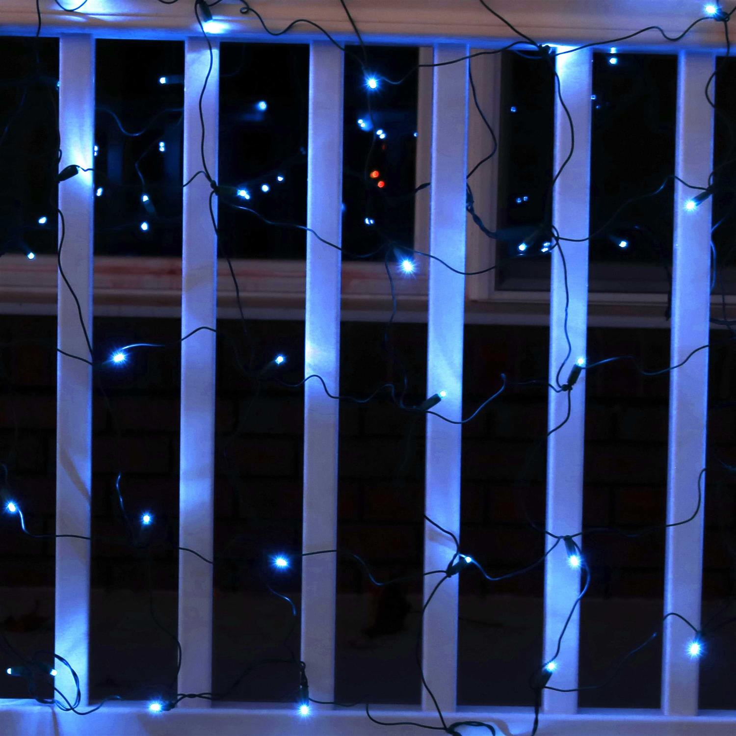 Sunnydaze 70-Count 5mm Wide Angle 6′ x 4′ LED Netted Lights - Image 5