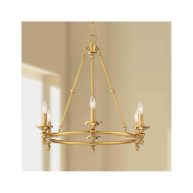 Stiffel Hartley Warm Antique Brass Wagon Wheel Chandelier Lighting 28 Wide Farmhouse Rustic 6-Light Fixture for Dining Room Living House Home Foyer
