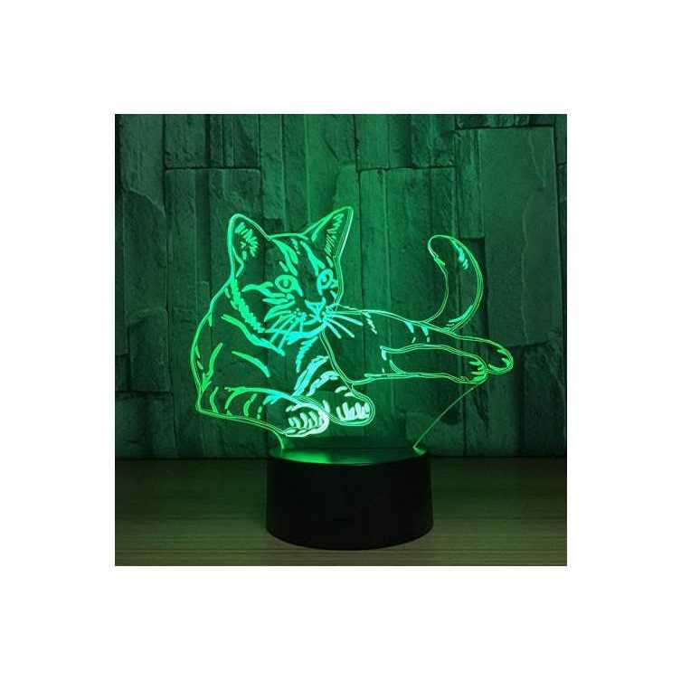 Tvoip 7 Color Changing Night Lamp 3D Atmosphere Bulbing Light 3D Visual Illusion LED Lamp for Kids Toy Christmas Birthday Gifts - Image 5