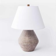 Threshold designed w/Studio McGee Assembled Resin Table Lamp Tan