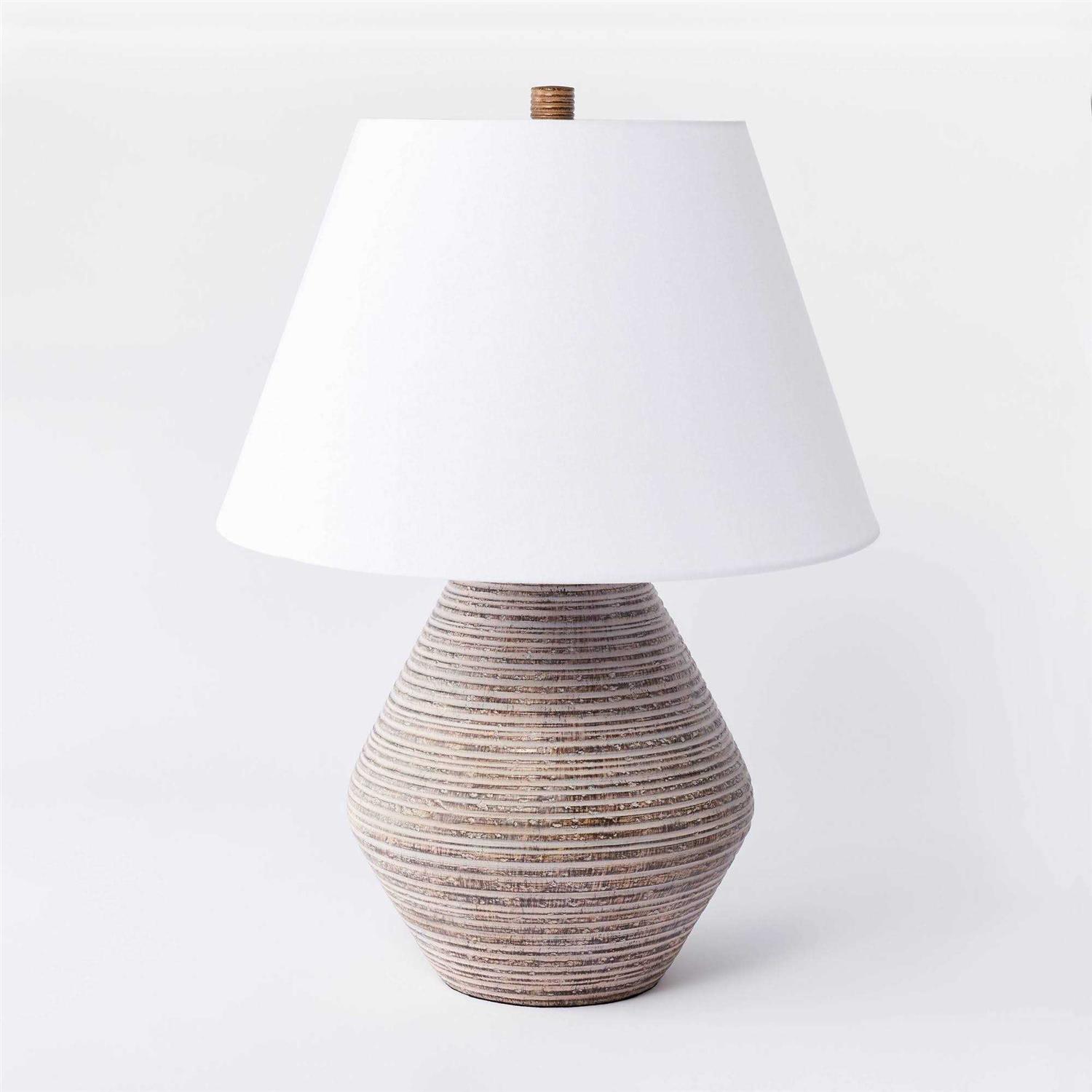 Threshold designed w/Studio McGee Assembled Resin Table Lamp Tan