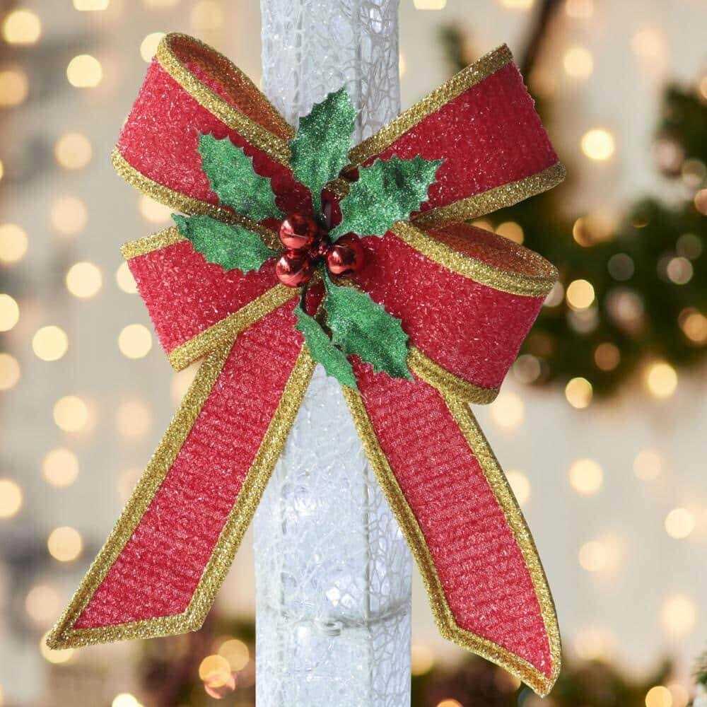 VEIKOUS 6Ft H 3D Cool White Led Post Light Christmas Yard Decor - Image 5