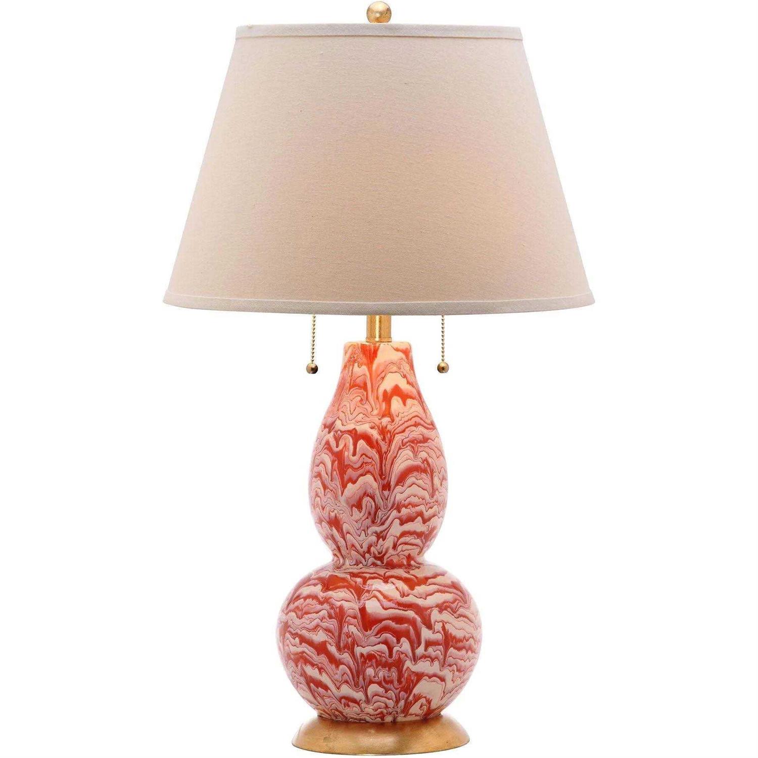 Safavieh Color Swirls Glass Table Lamp - Image 2