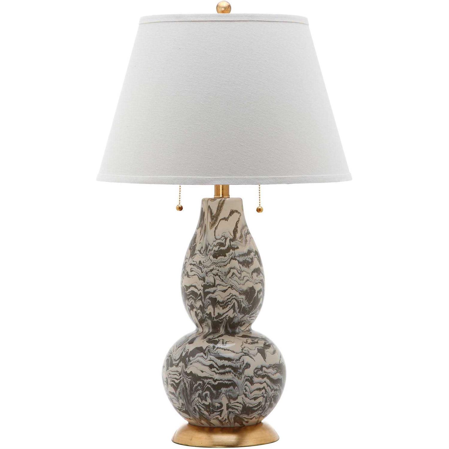 Safavieh Color Swirls Glass Table Lamp