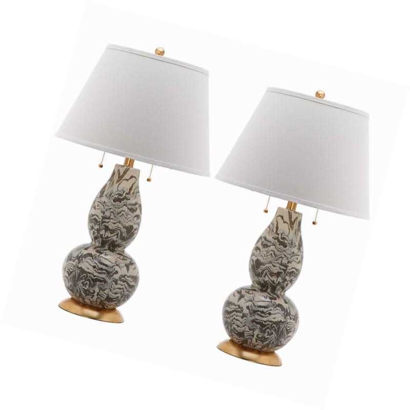 Safavieh Color Swirls Glass Table Lamp - Image 3