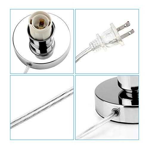 Seaside village Crystal Table Lamp Touch Control Dimmable Accent Desk Lamp Bedside Modern Table Light - Image 5