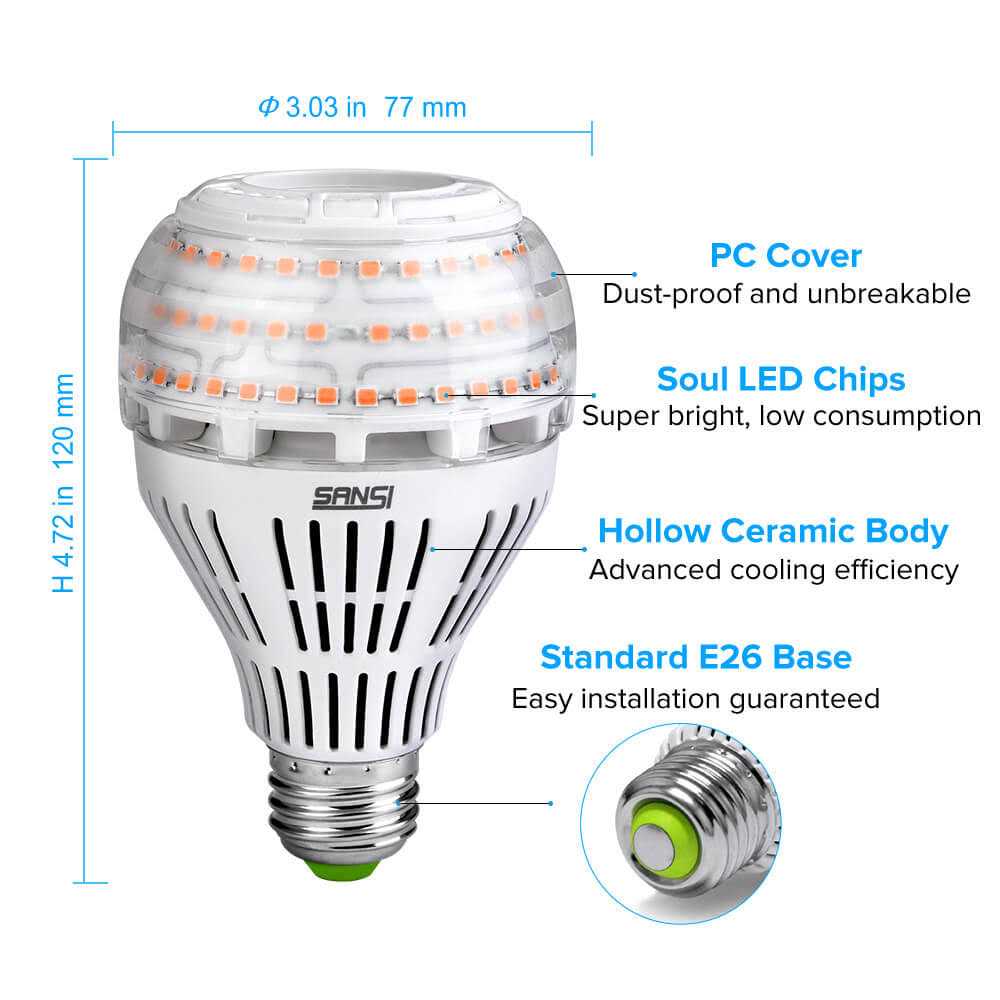 SANSI Equivalent A21 LED Light Bulb E26 LED Bulb - Image 4