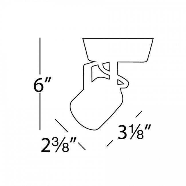 WAC Light Low Voltage Track Head - Image 3