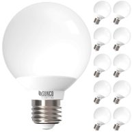 Sunco Lighting G25 LED Globe, 6w=40w, Dimmable, 450 LM