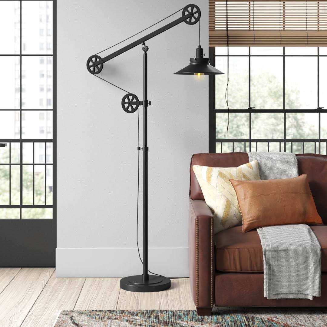 Richarson 75.5 Task/Reading Floor Lamp Trent Austin Design Base Finish