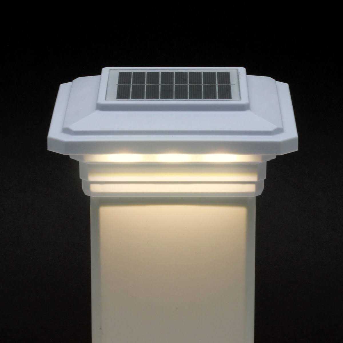 Ultra Bright Tech 4 in. x 4 in. Solar Post Cap Light - Image 2