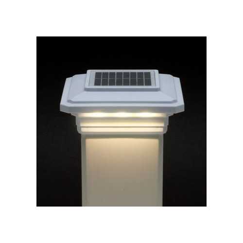 Ultra Bright Tech 4 in. x 4 in. Solar Post Cap Light - Image 3