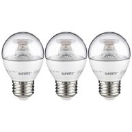 Sunlite LED G16 Globe Light Bulb Medium E26 Base