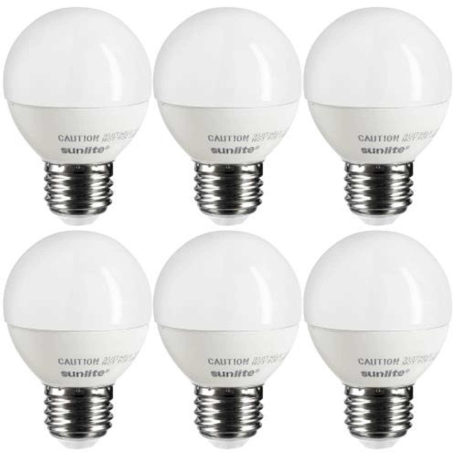 Sunlite LED G16 Globe Light Bulb Medium E26 Base - Image 2