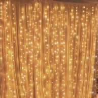 Twinkle Star 300 LED Window Curtain String Light for Christmas Wedding Party Home Garden Bedroom Outdoor Indoor Wall