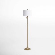 Rosalie 64.25 Swing Arm Floor Lamp