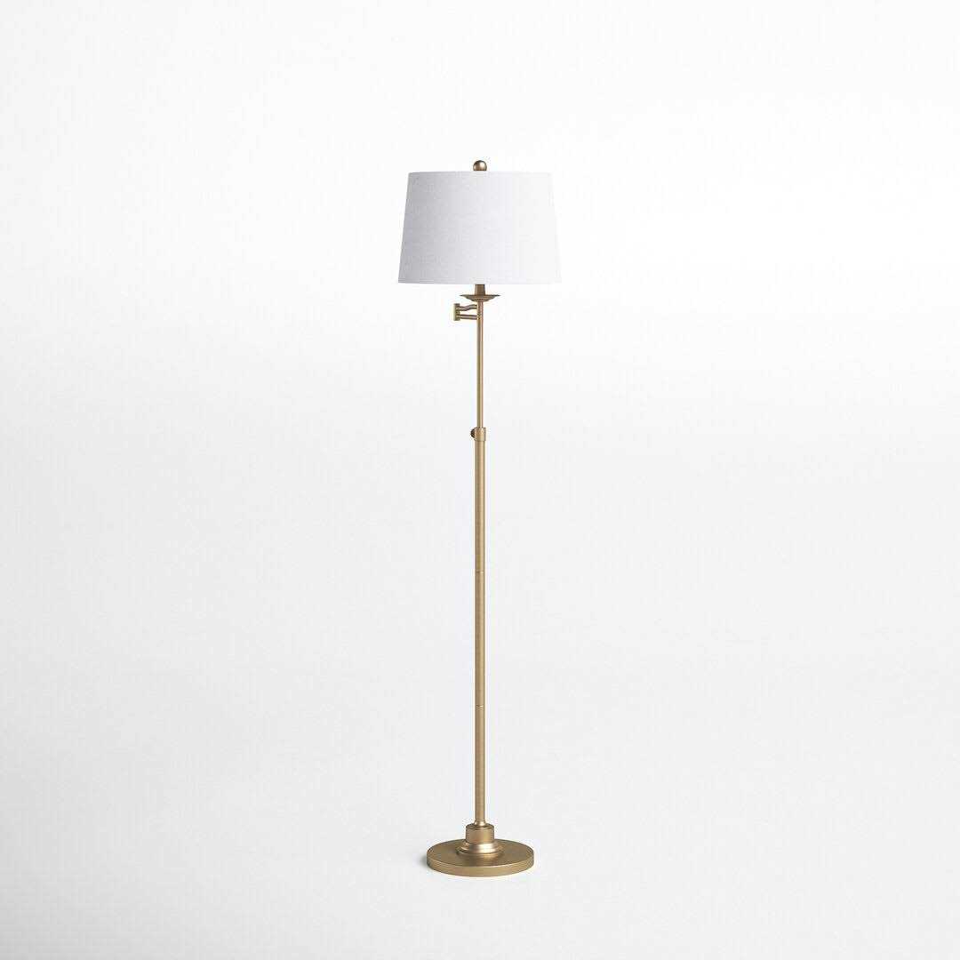Rosalie 64.25 Swing Arm Floor Lamp