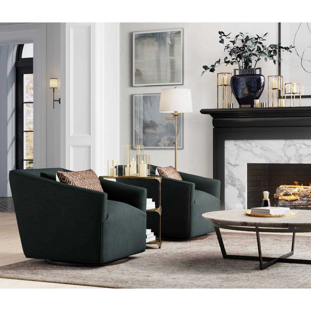 Rosalie 64.25 Swing Arm Floor Lamp - Image 3