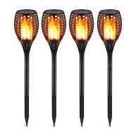 TomCare Solar Lights Upgraded 43 Waterproof Flickering Flames 96 LED Torches Lights Outdoor Solar Landscape Decoration Lighting Auto On/Off