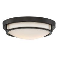 Trade Winds Lighting Slim Ceiling Light Nickel