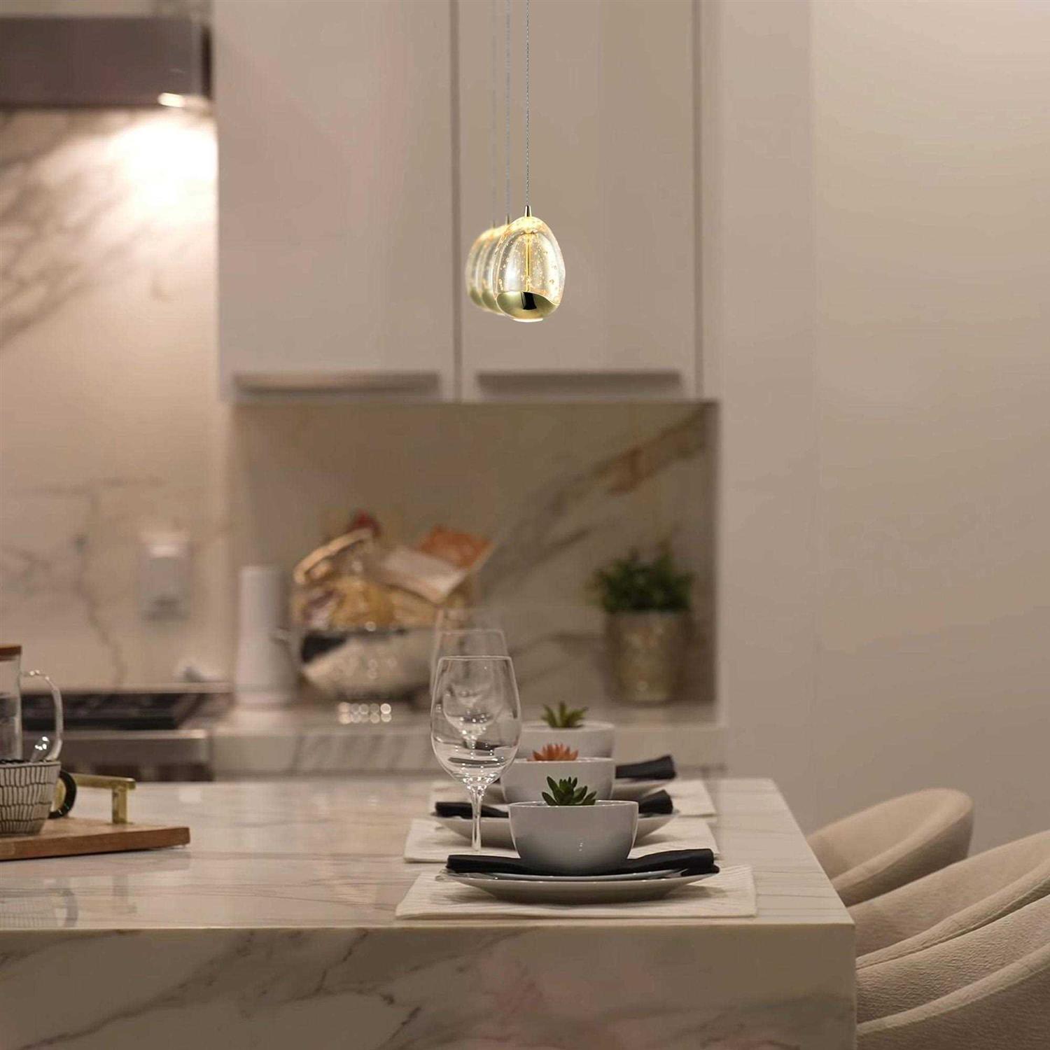 VONN Lighting Venezia 3.5 ETL Certified Integrated LED Pendant Lighting Fixture VAP2201GL - Image 2