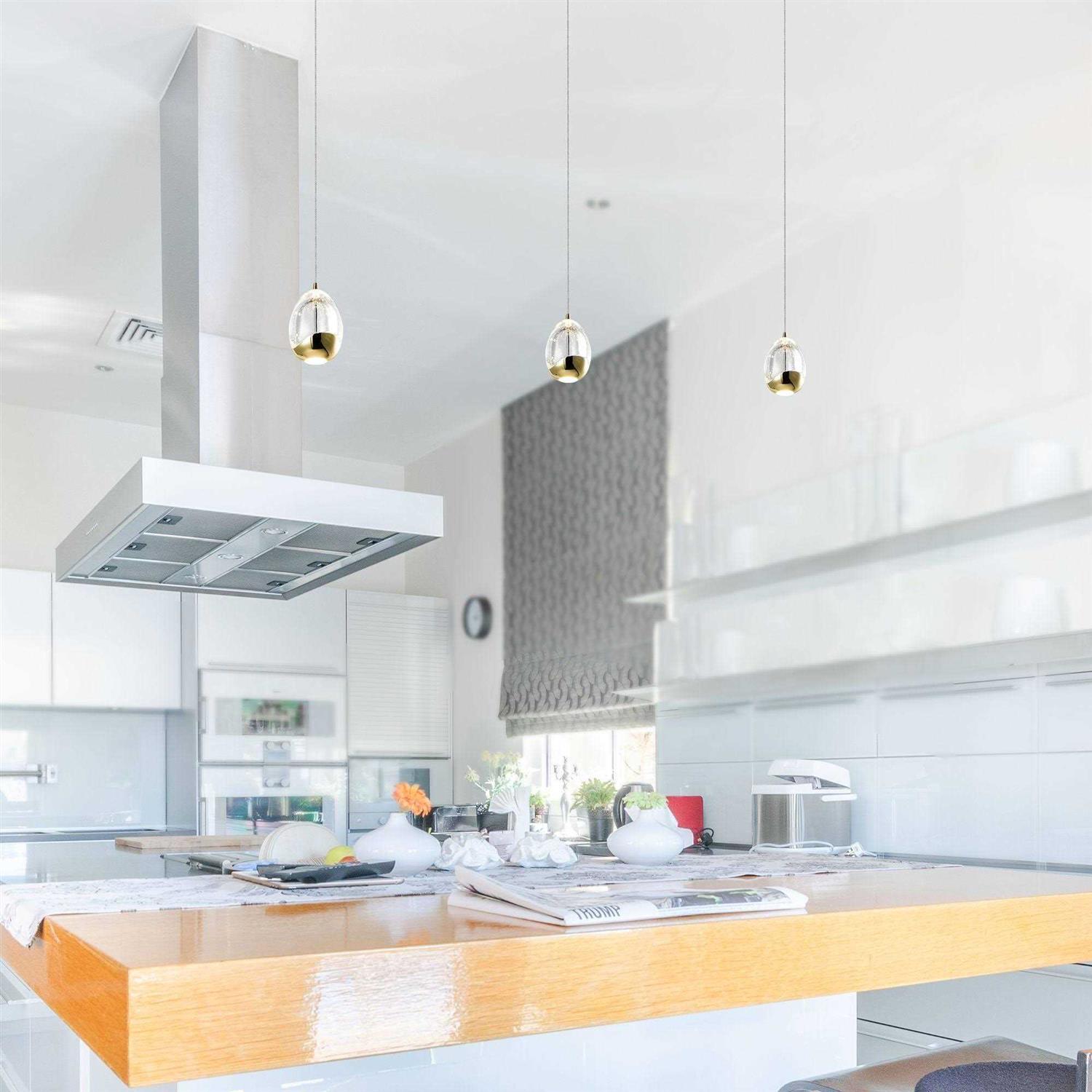 VONN Lighting Venezia 3.5 ETL Certified Integrated LED Pendant Lighting Fixture VAP2201GL - Image 5