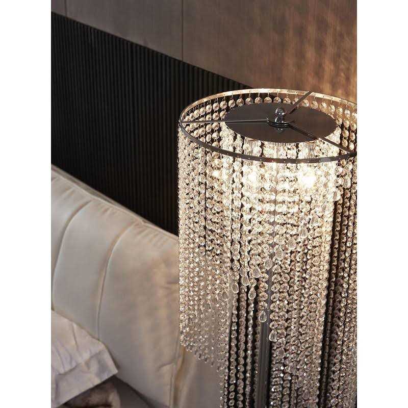 Surpars House Crystal Floor Lamp Elegant Rain Lamp Modern Lava Lamp for Living Room - Image 5