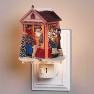 Roman 5 Santa Workshop Night Light