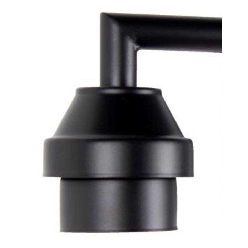 Style Selections 18.63-in 3-Light Black Transitional Vanity Light VBK120-3BK - Image 5