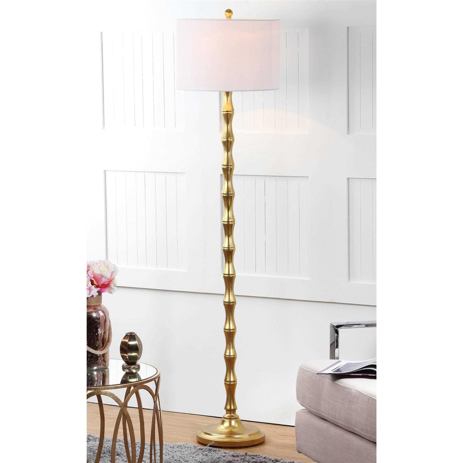 Safavieh LIT4334A Aurelia 63.5-Inch H Floor Lamp, Antique Gold - Image 5