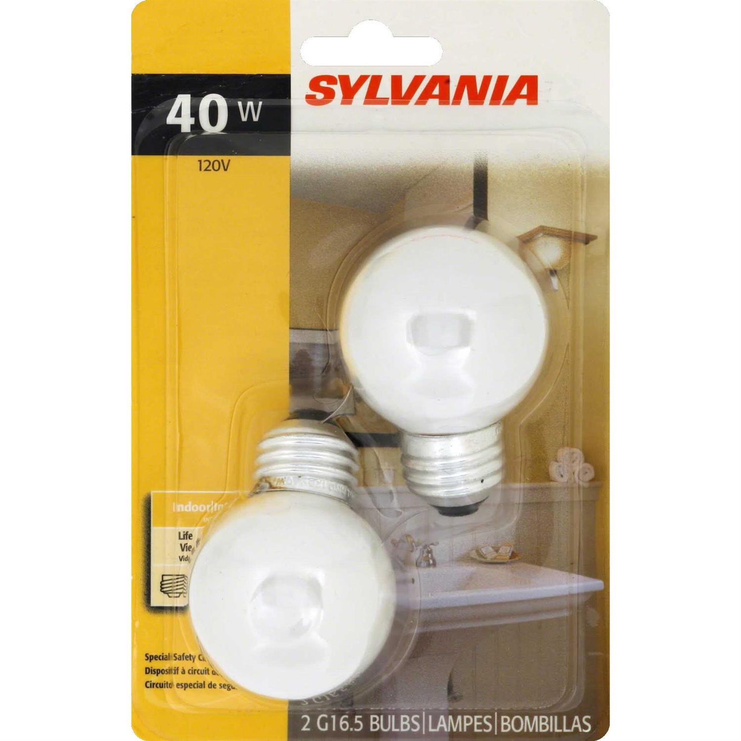 Sylvania Light Bulbs, 40 W – 2 bulbs 10299 - Image 5