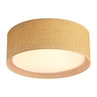 Wingbo 16-in 3-Light Flush Mount Light 15.7 inch