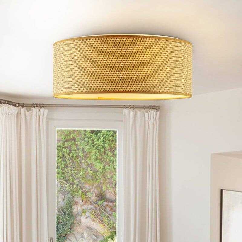 Wingbo 16-in 3-Light Flush Mount Light 15.7 inch - Image 5