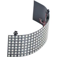 wesiri 8×32 led matrix 256 pixels ws2812b digital flexible led panel individually addressable full dream color dc5v